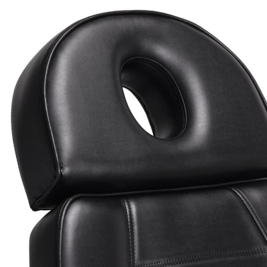 Elektrické kozmetické kreslo Sillon Lux 273B 3x motor čierne + taburetka AM-304 čierna Elektrické kozmetické kreslo Sillon Lux 273B 3x motor čierne + taburetka AM-304 čierna