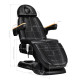 Elektrické kozmetické kreslo Sillon Lux 273B 3x motor čierne + taburetka AM-304 čierna Elektrické kozmetické kreslo Sillon Lux 273B 3x motor čierne + taburetka AM-304 čierna