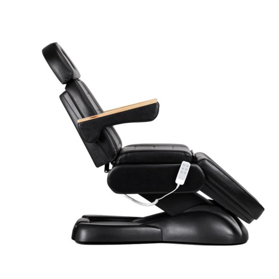 Elektrické kozmetické kreslo Sillon Lux 273B 3x motor čierne + taburetka AM-304 čierna Elektrické kozmetické kreslo Sillon Lux 273B 3x motor čierne + taburetka AM-304 čierna