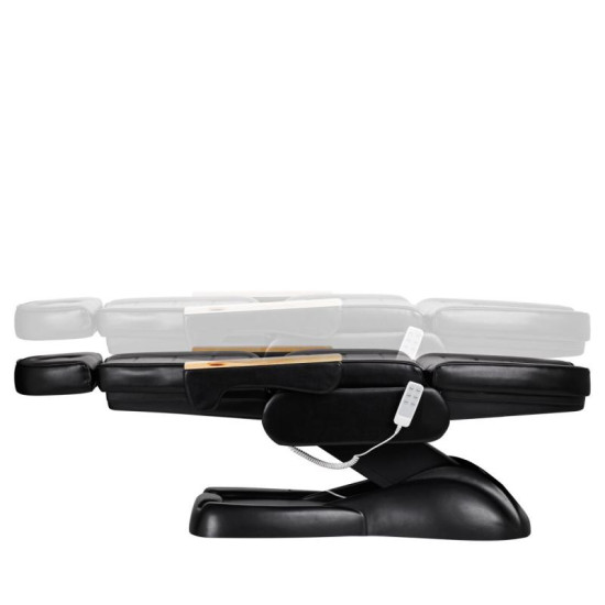 Elektrické kozmetické kreslo Sillon Lux 273B 3x motor čierne + taburetka AM-304 čierna Elektrické kozmetické kreslo Sillon Lux 273B 3x motor čierne + taburetka AM-304 čierna