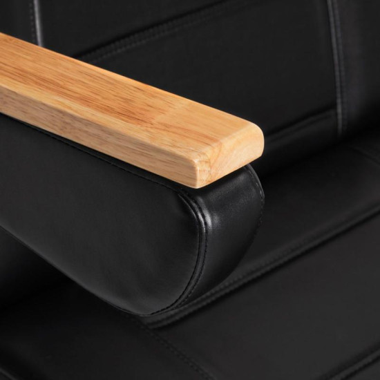 Elektrické kozmetické kreslo Sillon Lux 273B 3x motor čierne + taburetka AM-304 čierna Elektrické kozmetické kreslo Sillon Lux 273B 3x motor čierne + taburetka AM-304 čierna