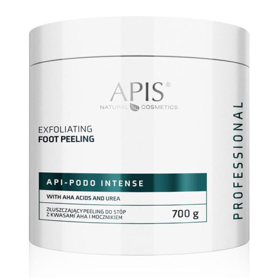 Exfoliačný peeling na nohy s AHA kyselinami a močovinou Apis Api-Podo Intense 700g Exfoliačný peeling na nohy s AHA kyselinami a močovinou Apis Api-Podo Intense 700g