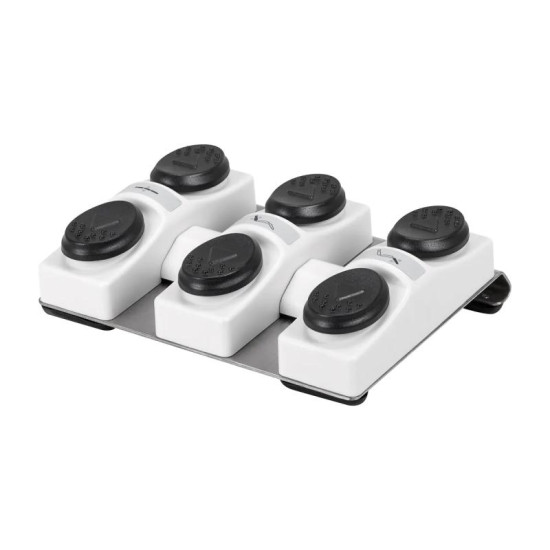 Elektrické kozmetické kreslo Azzurro 803D 3 motorové biele