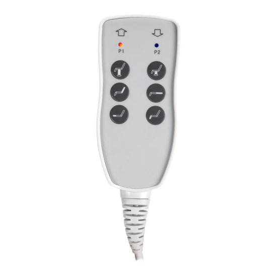 Elektrické kozmetické kreslo Azzurro 803D 3 motorové biele