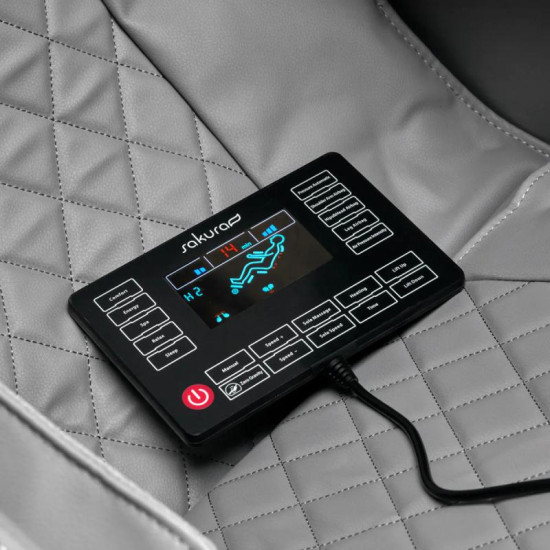 Masážeí kreslo Sakura Classic 305 šedé Masážeí kreslo Sakura Classic 305 šedé
