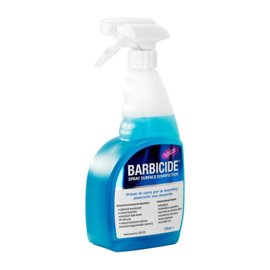 Barbicide Dezinfekčný sprej na všetky typy povrchov 750 ml s vôňou Barbicide Dezinfekčný sprej na všetky typy povrchov 750 ml s vôňou