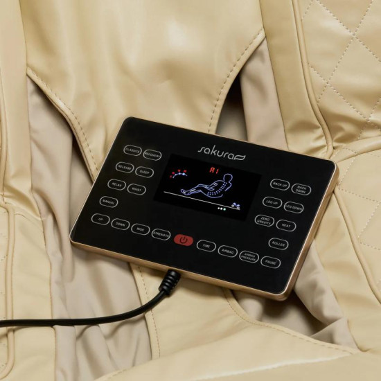 Masážne kreslo Sakura Comfort Plus 806 béžová Masážne kreslo Sakura Comfort Plus 806 béžová