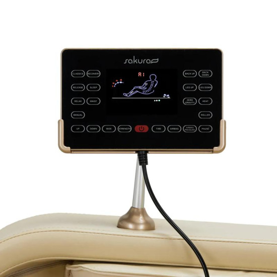 Masážne kreslo Sakura Comfort Plus 806 béžová Masážne kreslo Sakura Comfort Plus 806 béžová