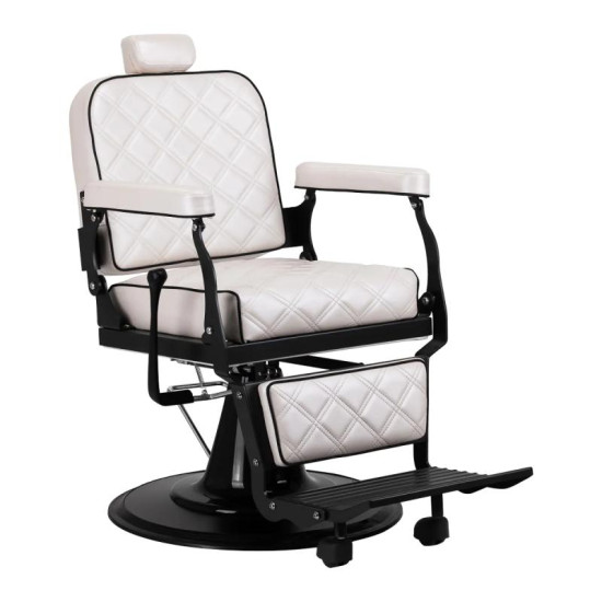 Barberské kreslo Carlos extra Pearl Barberské kreslo Carlos extra Pearl