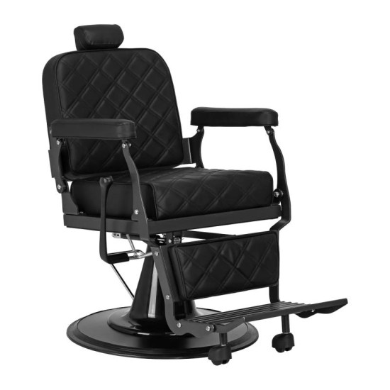Barberské kreslo Carlos Extra čierne Barberské kreslo Carlos Extra čierne