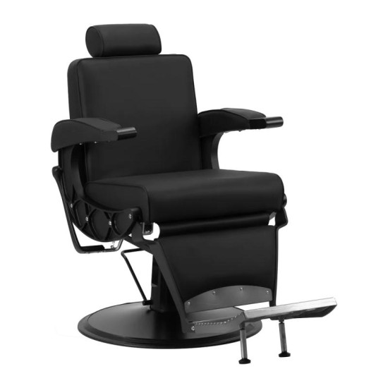 Barberské kreslo Gabbiano Continental čierne Barberské kreslo Gabbiano Continental čierne