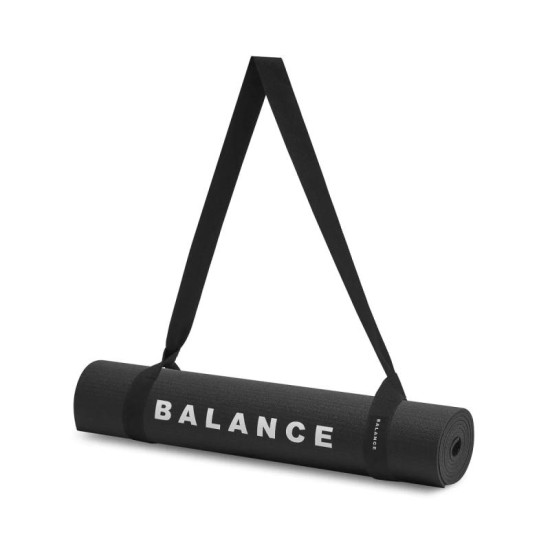 Podložka na jógu Balance PVC black Podložka na jógu Balance PVC black