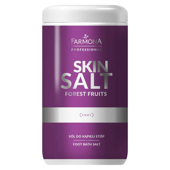 Voňavá soľ na nohy Farmona Skin Salt lesné ovocie 1400g Voňavá soľ na nohy Farmona Skin Salt lesné ovocie 1400g