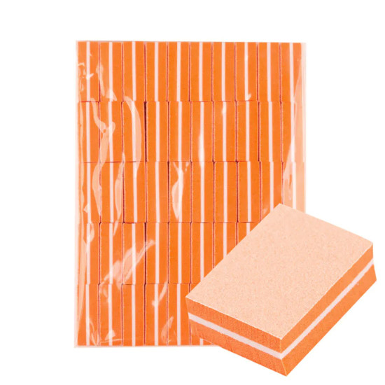 Ocho Nails Mini blok oranžová 50 ks Ocho Nails Mini blok oranžová 50 ks