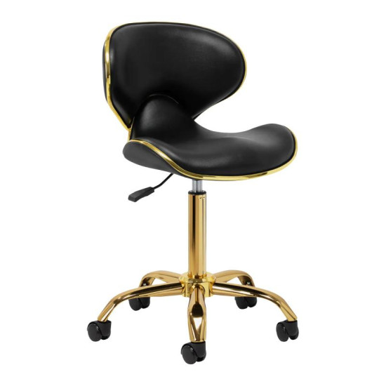 Kozmetická stolička Gabbiano Q-4599G čierna Kozmetická stolička Gabbiano Q-4599G čierna