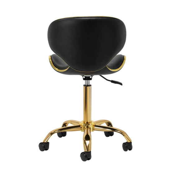 Kozmetická stolička Gabbiano Q-4599G čierna Kozmetická stolička Gabbiano Q-4599G čierna