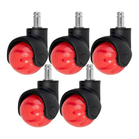 Roll Speed Ball stláčacie koliesko na stoličku sada 5 kusov Roll Speed Ball stláčacie koliesko na stoličku sada 5 kusov