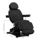 Elektrické kozmetické kreslo SILLON Classic 3 motory čierne Elektrické kozmetické kreslo SILLON Classic 3 motory čierne
