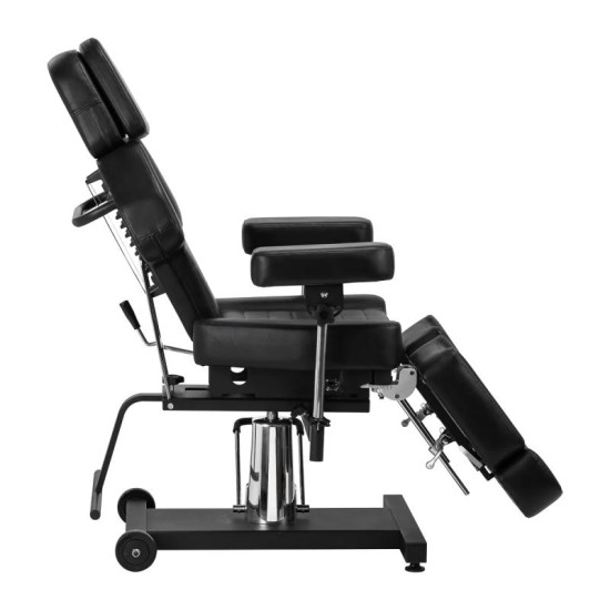 Hydraulické kreslo na tetovanie Pro Ink 601A čierne Hydraulické kreslo na tetovanie Pro Ink 601A čierne