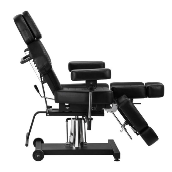 Hydraulické kreslo na tetovanie Pro Ink 601A čierne Hydraulické kreslo na tetovanie Pro Ink 601A čierne