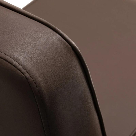 Barberské kreslo Gabbiano Continental hnedé Barberské kreslo Gabbiano Continental hnedé