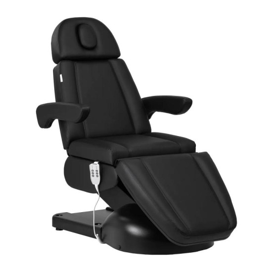 Kozmetické kreslo Azzurro Lux 3 motorové čierne Kozmetické kreslo Azzurro Lux 3 motorové čierne