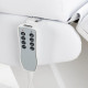 Kozmetické kreslo Azzurro Lux 4motorové biele s kolískou Kozmetické kreslo Azzurro Lux 4motorové biele s kolískou