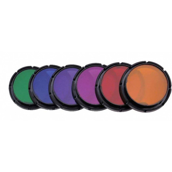 Kolorterapia k biolampe MediLight, 6x farebný filter Kolorterapia k biolampe MediLight, 6x farebný filter