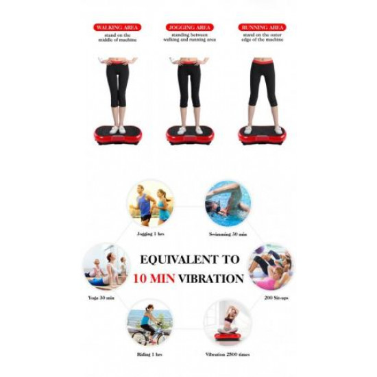 Vibračná plošina Max Vibration, relax a formovanie postavy s popruhmi a ovládačom, biela Vibračná plošina Max Vibration, relax a formovanie postavy s popruhmi a ovládačom, biela