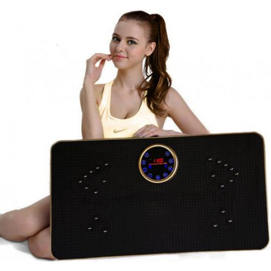 Vibračná plošina Fitpal Slim s magnetoterapiou + popruhy + hudba + ovládač, strieborná Vibračná plošina Fitpal Slim s magnetoterapiou + popruhy + hudba + ovládač, strieborná