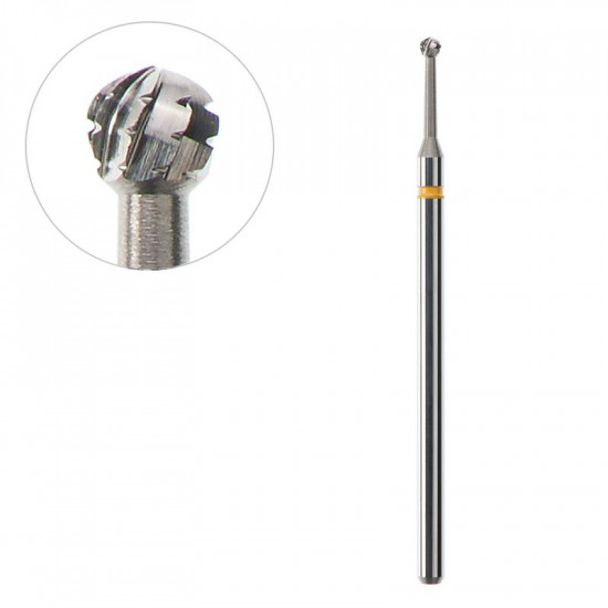 Frézka na pedikúru oceľová guľka 1,8/1,8mm ACURATA Frézka na pedikúru oceľová guľka 1,8/1,8mm ACURATA