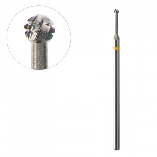 Frézka na pedikúru oceľová guľka 1,6/1,6mm ACURATA Frézka na pedikúru oceľová guľka 1,6/1,6mm ACURATA