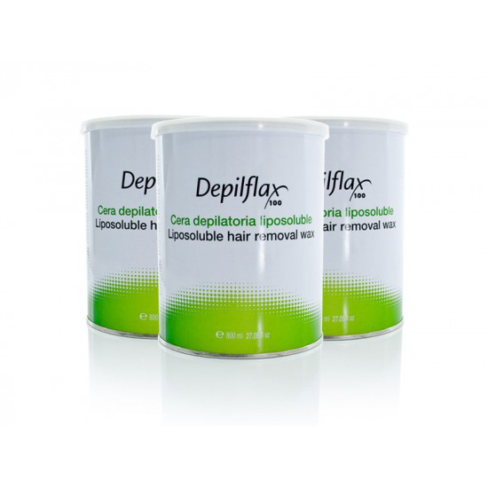 Vosk na depiláciu Depilflax v plechovke 800 ml, azulén Vosk na depiláciu Depilflax v plechovke 800 ml, azulén