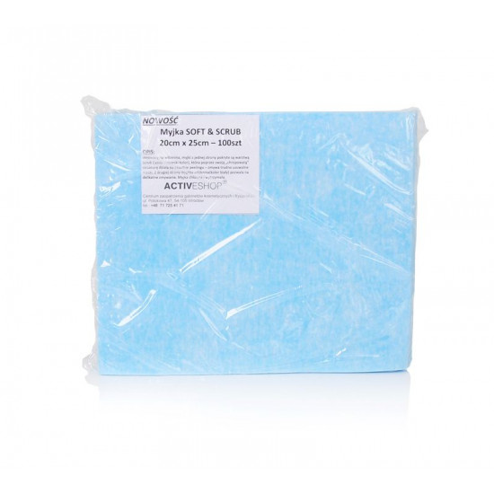 Jednorázové utierky Soft & Scrub 20X25 cm, 100 ks Jednorázové utierky Soft & Scrub 20X25 cm, 100 ks