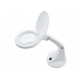 Kozmetická lupa lampa Elegante MINI 36 LED SMD 5D na stôl, biela